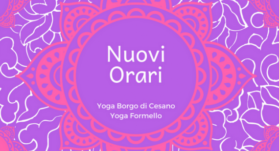 Orari Yoga 2018-2019